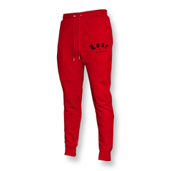 LOVE & LOYALTY RED JOGGERS