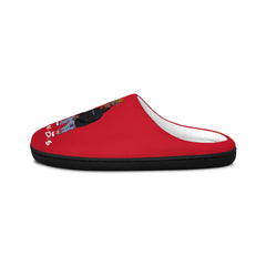 FRIENDS SLIPPERS BLACK  RED