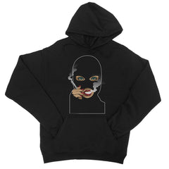 DONT KILL MY VIBE MASKED  College Hoodie