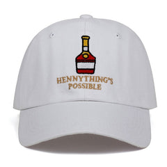 Henny  bottle embroidery Dad Hat men women Baseball Cap adjustable Hip-hop snapback cap hats