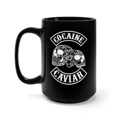 COCAINE SUGAR SKULL Black Mug 15oz