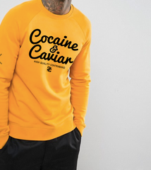 COCAINE & CAVIAR BRAND SWEATSHIRT