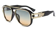 Oversized Square Sunglasses Men Women Metal Thick Frame Brand Glasses Designer Fashion Male Female