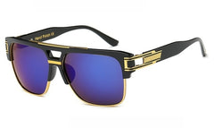 Sturdy Frame Square Retro Sunglasses Oversized Men Women Shades UV400 Vintage Glasses 45799