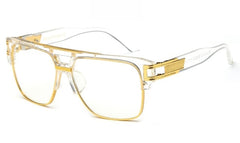 Sturdy Frame Square Retro Sunglasses Oversized Men Women Shades UV400 Vintage Glasses 45799