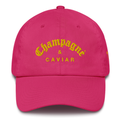 Champagne & Caviar Dad'S  Hat Gold