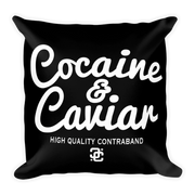 COCAINE & CAVIAR PILLOW