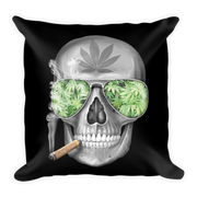SKULL WEED PILLOW